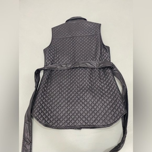 Mac New York, Leather Vest, black color Suze XS - Picture 3 of 8